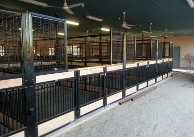 Horse stall partitions
